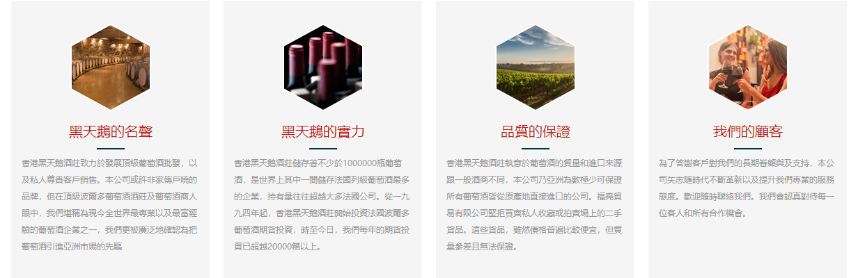 黑天鵝頁面設計效果圖